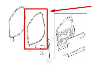 2018-2024 Buick Enclave Front Left Driver Side Door Weatherstrip 84222073 OEM - Alshned Auto Parts