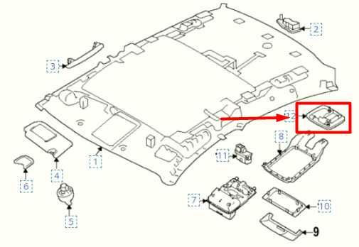 2019-2024 Nissan Altima Roof Overhead Dome Light Lamp 26410-6CA0A OEM *ReaD* - Alshned Auto Parts