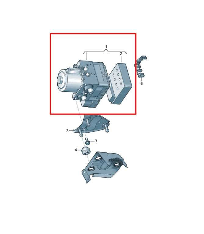 2011-14 Volkswagen Touareg ABS Anti Lock Brake Pump Control Module 7P0-614-517-J - Alshned Auto Parts
