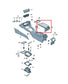 2022-2025 Volkswagen Jetta SE 1.5L FWD Center Console Armrest Storage Lid Cover1