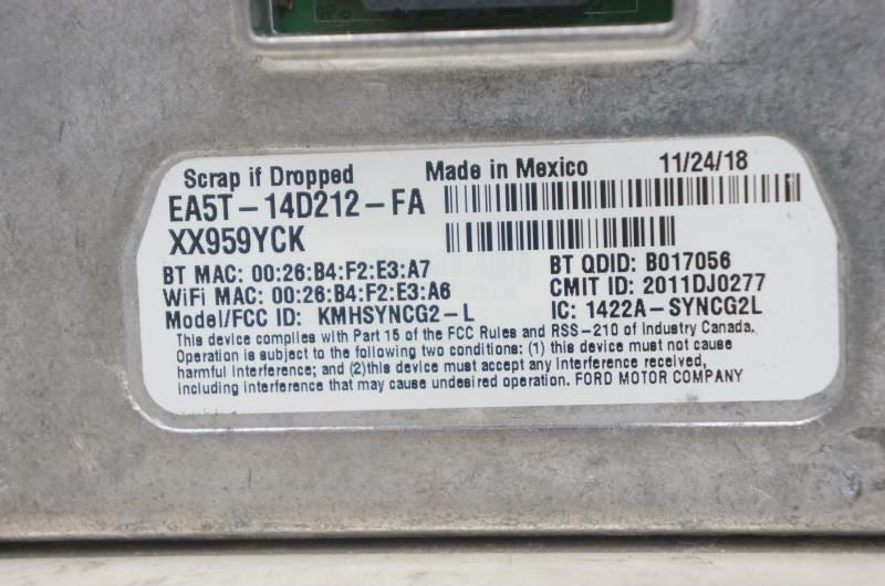 2014 Ford F150 Sync 2 APIM Control Module w Navigation EA5T-14D212-FA OEM - Alshned Auto Parts