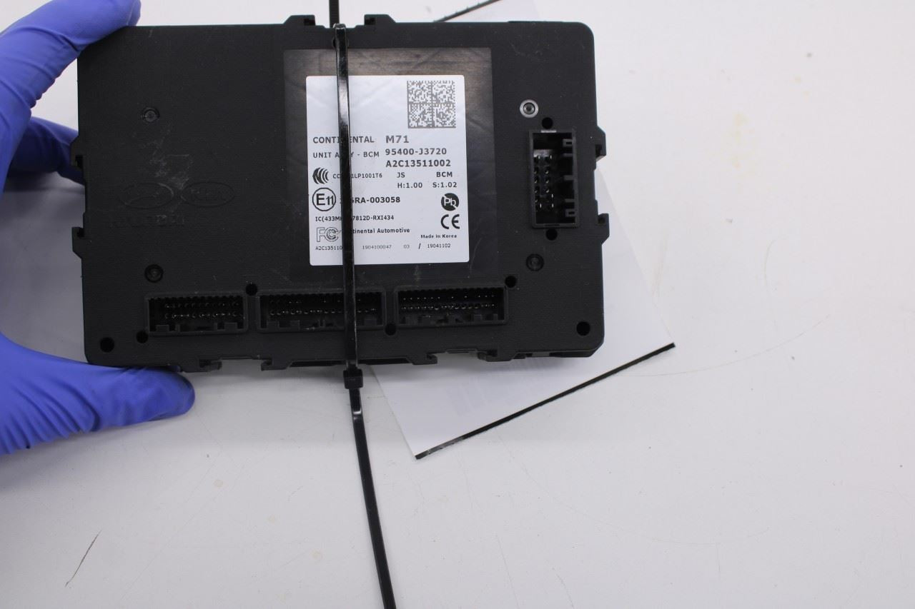 2019-2021 Hyundai Veloster Body Computer Control Module BCM BCU 95400-J3720 OEM6