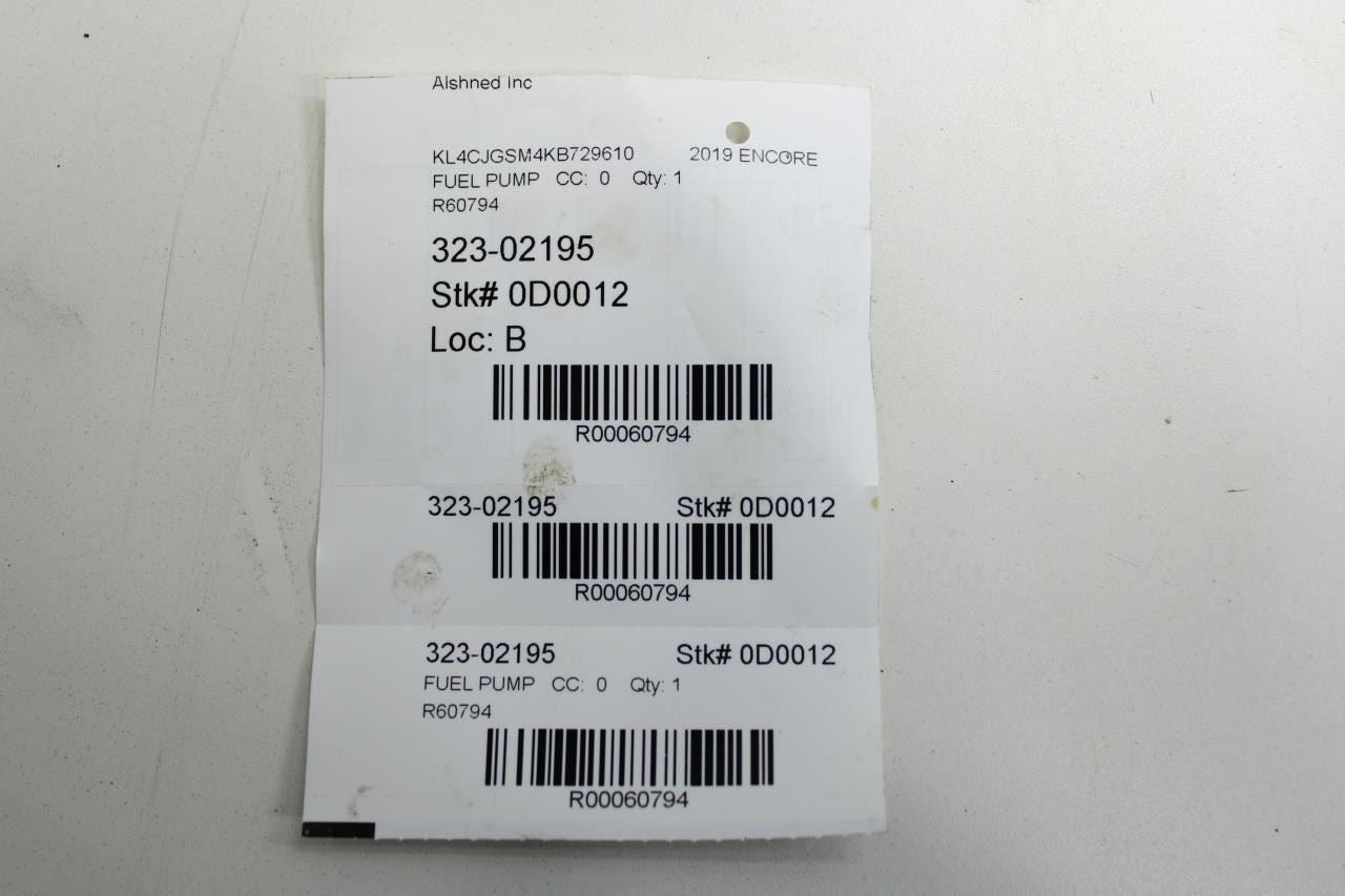16-19 Buick Encore 1.4L High Pressure Fuel Pump w/ Fuel Feed Pipe Tube 12682079 - Alshned Auto Parts
