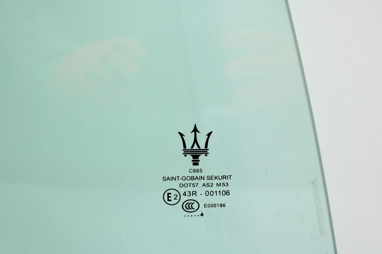 14-20 Maserati Ghibli Rear Right Passenger Side Door Window Glass 670038121 OEM - Alshned Auto Parts