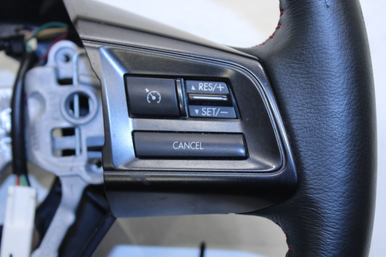 2016-2021 Subaru WRX Premium 2.0L AWD Steering Wheel Leather w/ Control Buttons - Alshned Auto Parts