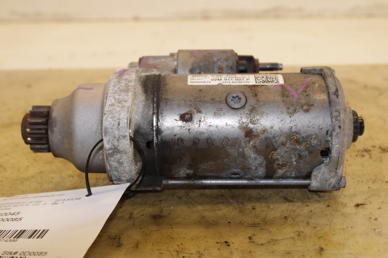 2018-2023 Volkswagen Atlas S 3.6L Engine Starter Motor 02M911021P OEM - Alshned Auto Parts
