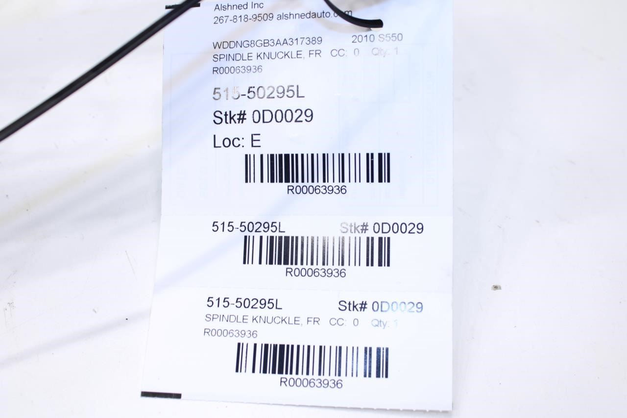 07-13 Mercedes-Benz S550 AWD 4Matic Front Left Spindle Knuckle Hub 221-332-47-01 - Alshned Auto Parts