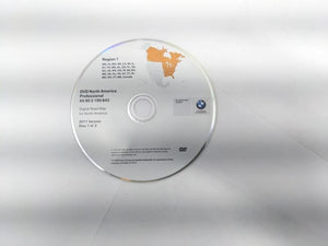 2007-2009 BMW 335i DVD Digital Road Map North America Professional Version 2011