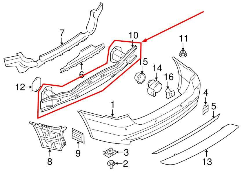 13-16 BMW 328i xDrive SULEV Rear Bumper Reinforcement Impact Bar 51-12-7-256-928 - Alshned Auto Parts