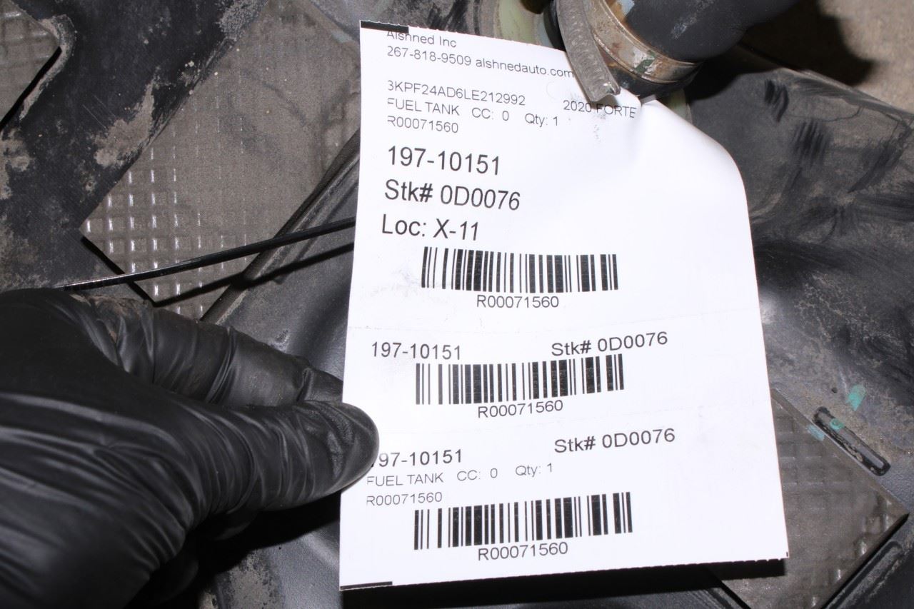 2019-2024 Kia Forte LXS 2.0L Fuel Gas Tank 14.0 US Gallons 31150-M7500 OEM - Alshned Auto Parts