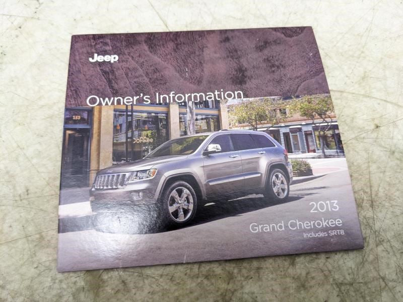 2013 Jeep Grand Cherokee User Guide Set with Case 13WK741-926-AA OEM - Alshned Auto Parts