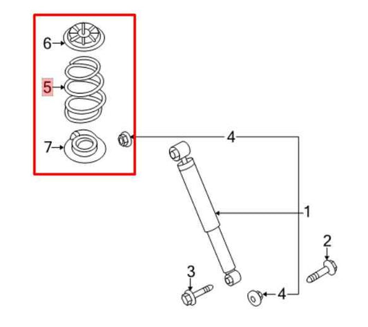 2017-22 Nissan Rogue Sport SL AWD Rear Right and Left Suspension Coil Spring Set - Alshned Auto Parts