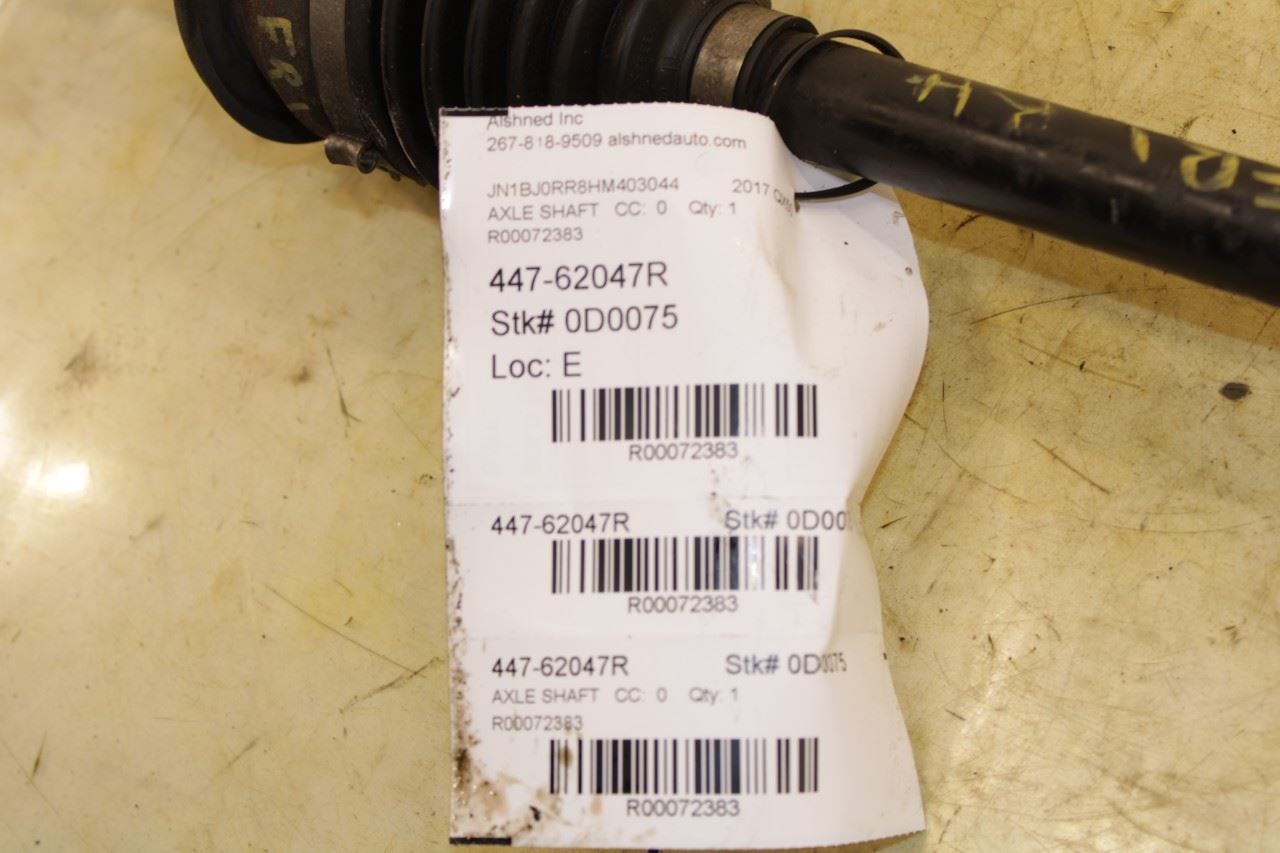 2014-17 Infiniti QX50 AWD Front Right Side CV Axle Drive Half Shaft 39100-4GB0A - Alshned Auto Parts