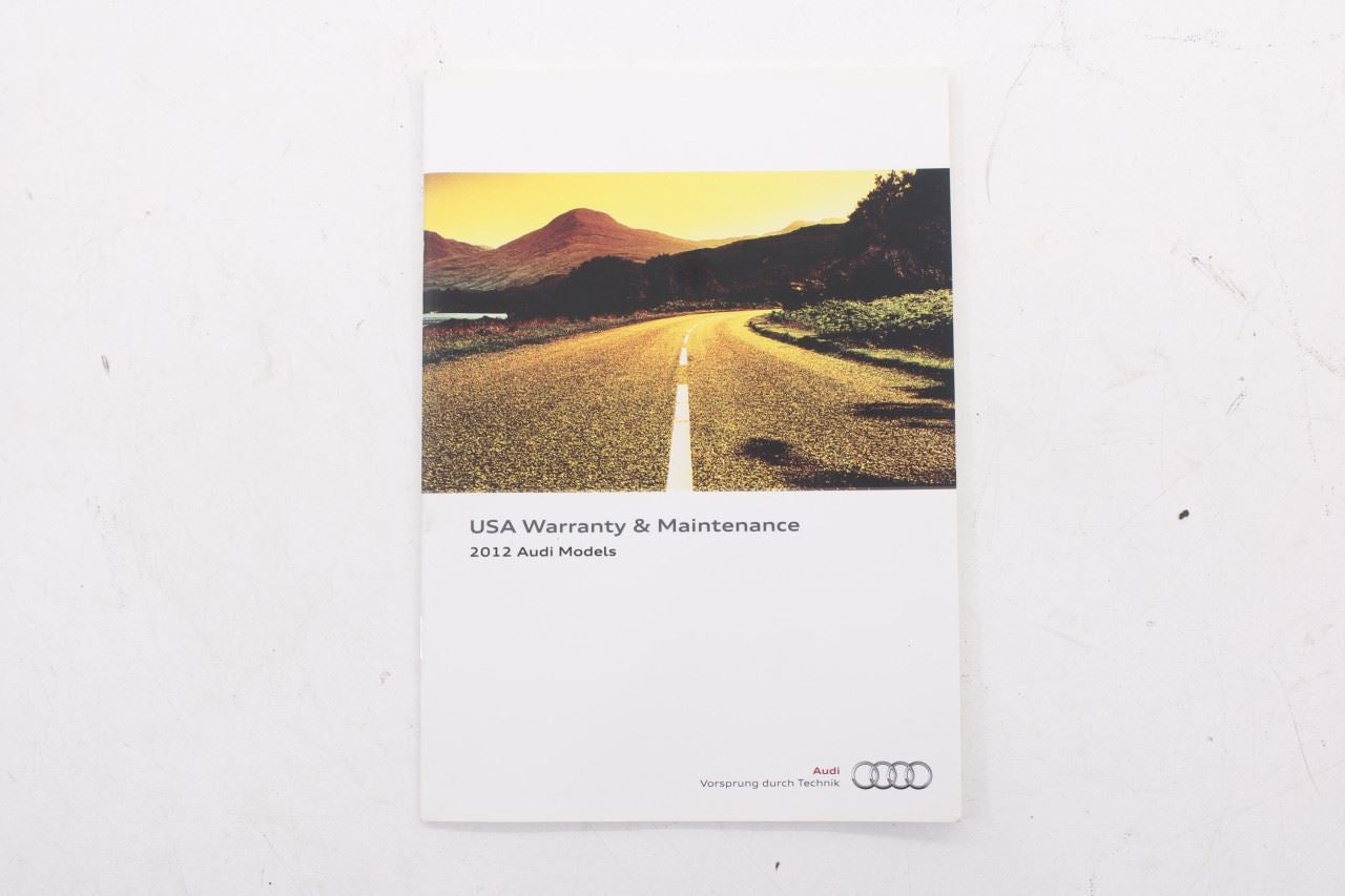 2012 Audi A7 Premium Owners Manual Set with Case R830143
