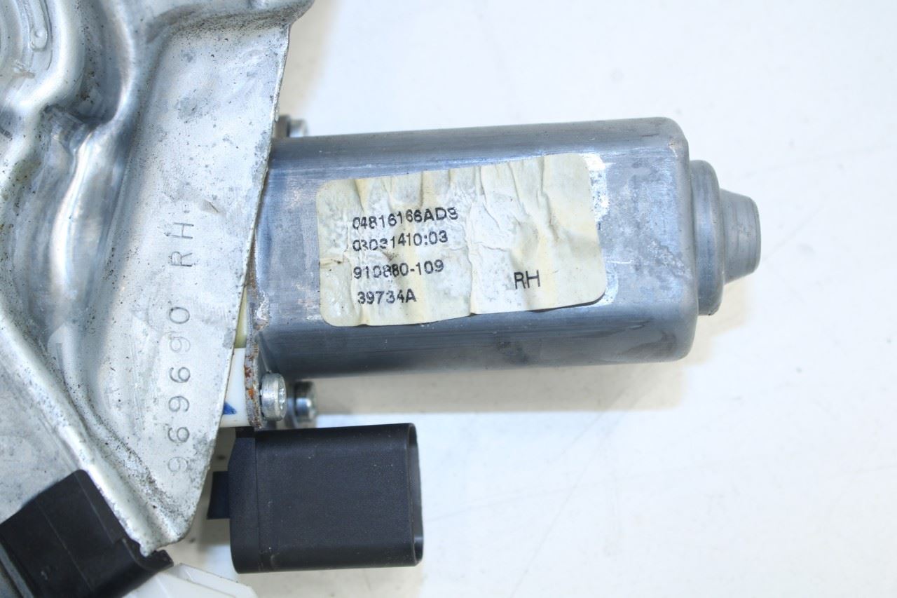 08-23 Dodge Challenger SXT Front Right Door Window Regulator w/ Motor 68043884AA - Alshned Auto Parts