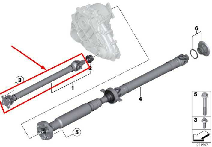 2011-2017 BMW X3 xDrive28i 2.0L AWD Front Drive Shaft 8605867 OEM - Alshned Auto Parts