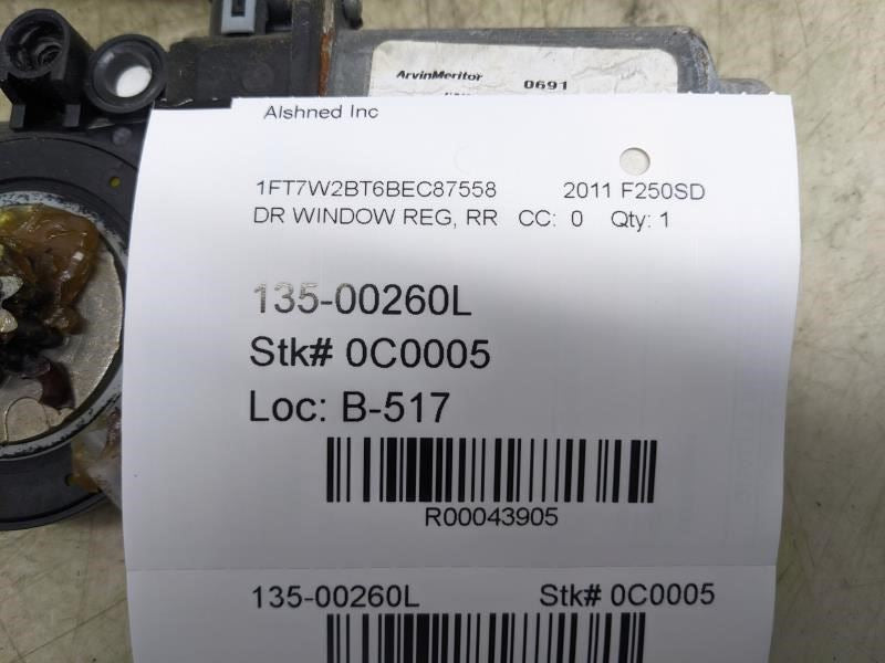 1999-2012 Ford F250SD Rear Left Door Power Window Motor 8C3Z-2627001-B OEM - Alshned Auto Parts