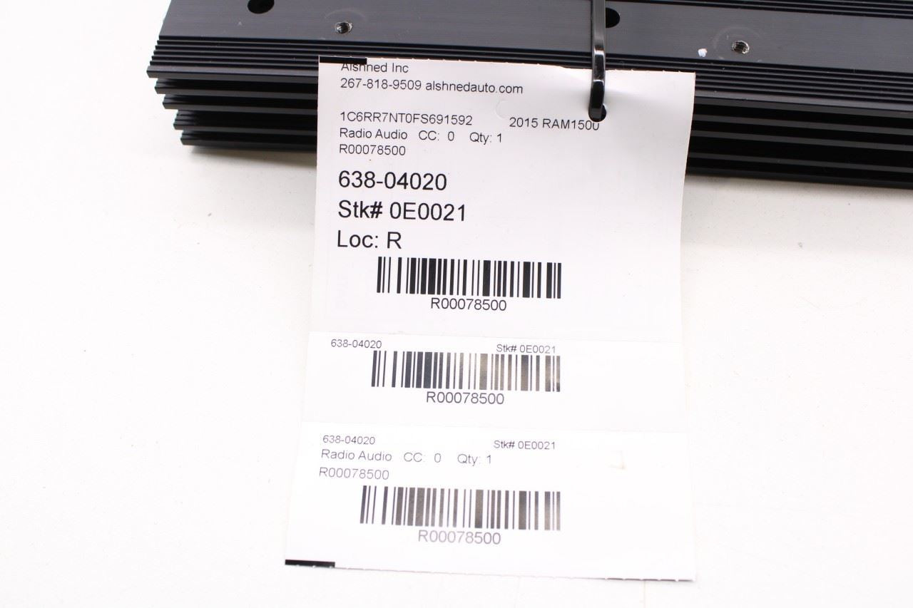 2013-2024 Ram 1500 Classic Sound System Amplifier Amp 68248793AB OEM - Alshned Auto Parts