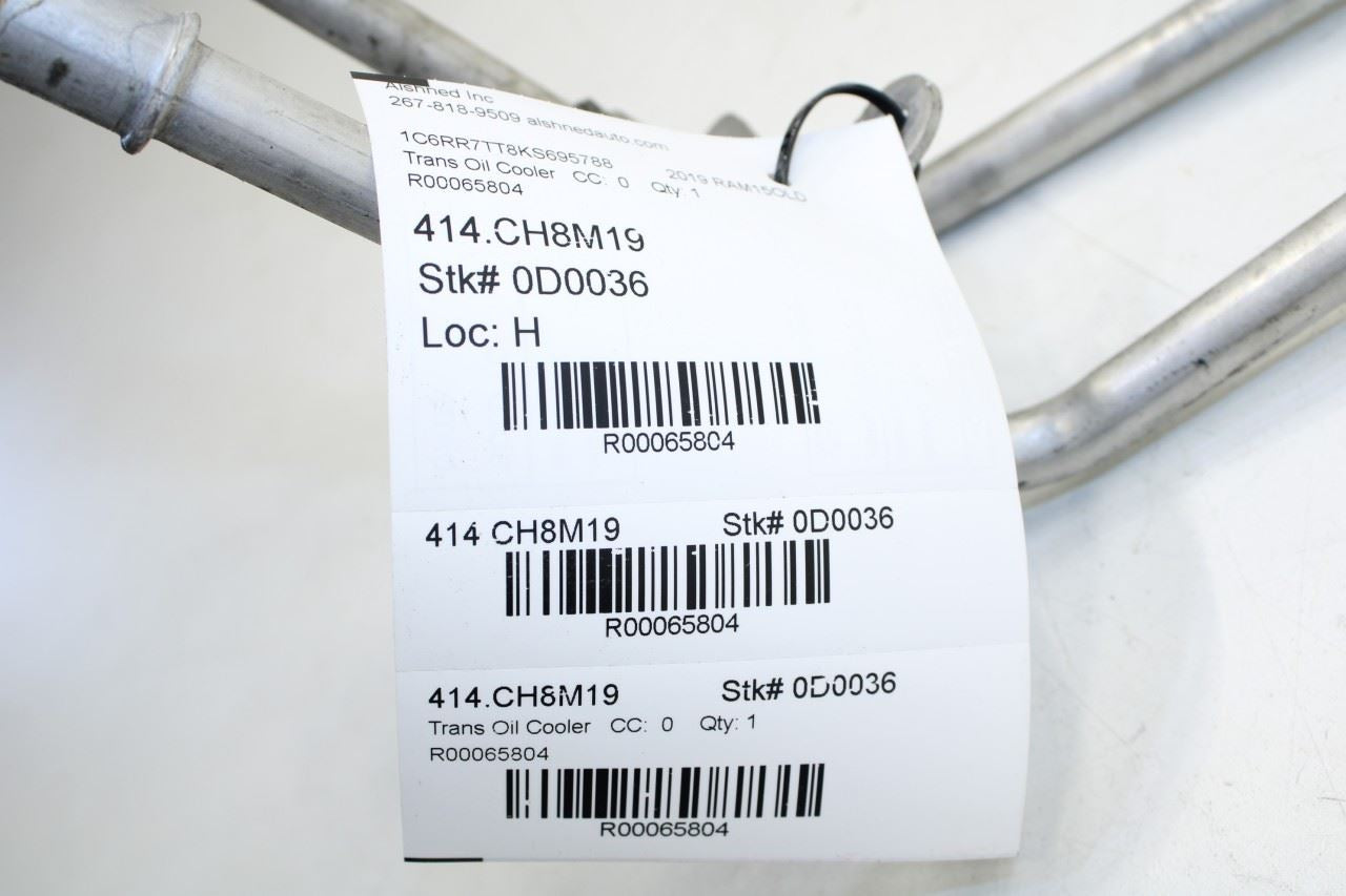 2019-24 Ram 1500 Classic Crew Cab Transmission Oil Cooler Jumper Tube 52014634AA - Alshned Auto Parts