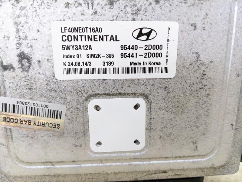 2015-2017 Hyundai Sonata Transmission Control Computer Module TCM 95440-2D000 - Alshned Auto Parts