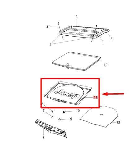 15-21 Jeep Renegade Trunk Cargo Spare Tire Floor Carpet Cover Mat 5VW05LXHAA OEM - Alshned Auto Parts