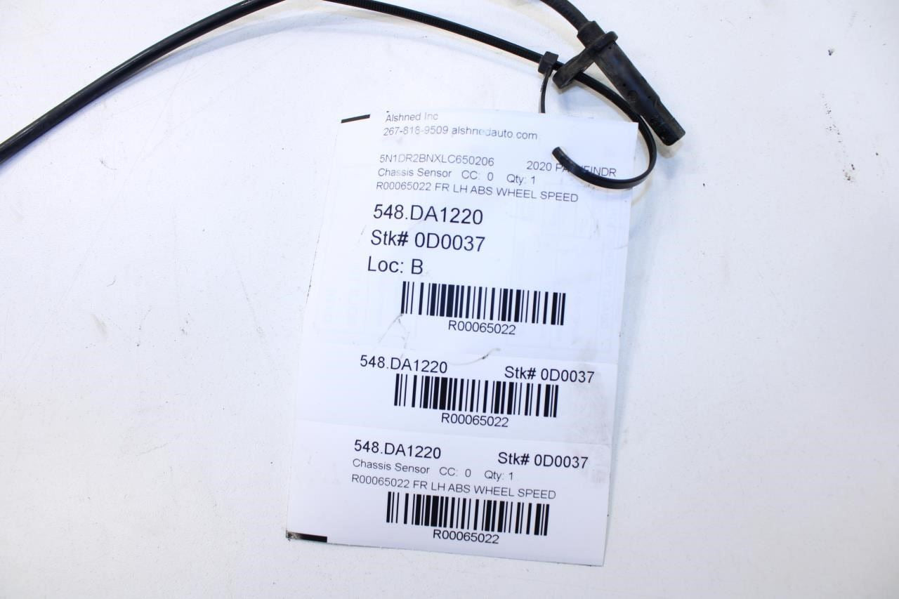 2013-2020 Nissan Pathfinder SV Front Left ABS Wheel Speed Sensor 47910-3JA0B OEM - Alshned Auto Parts