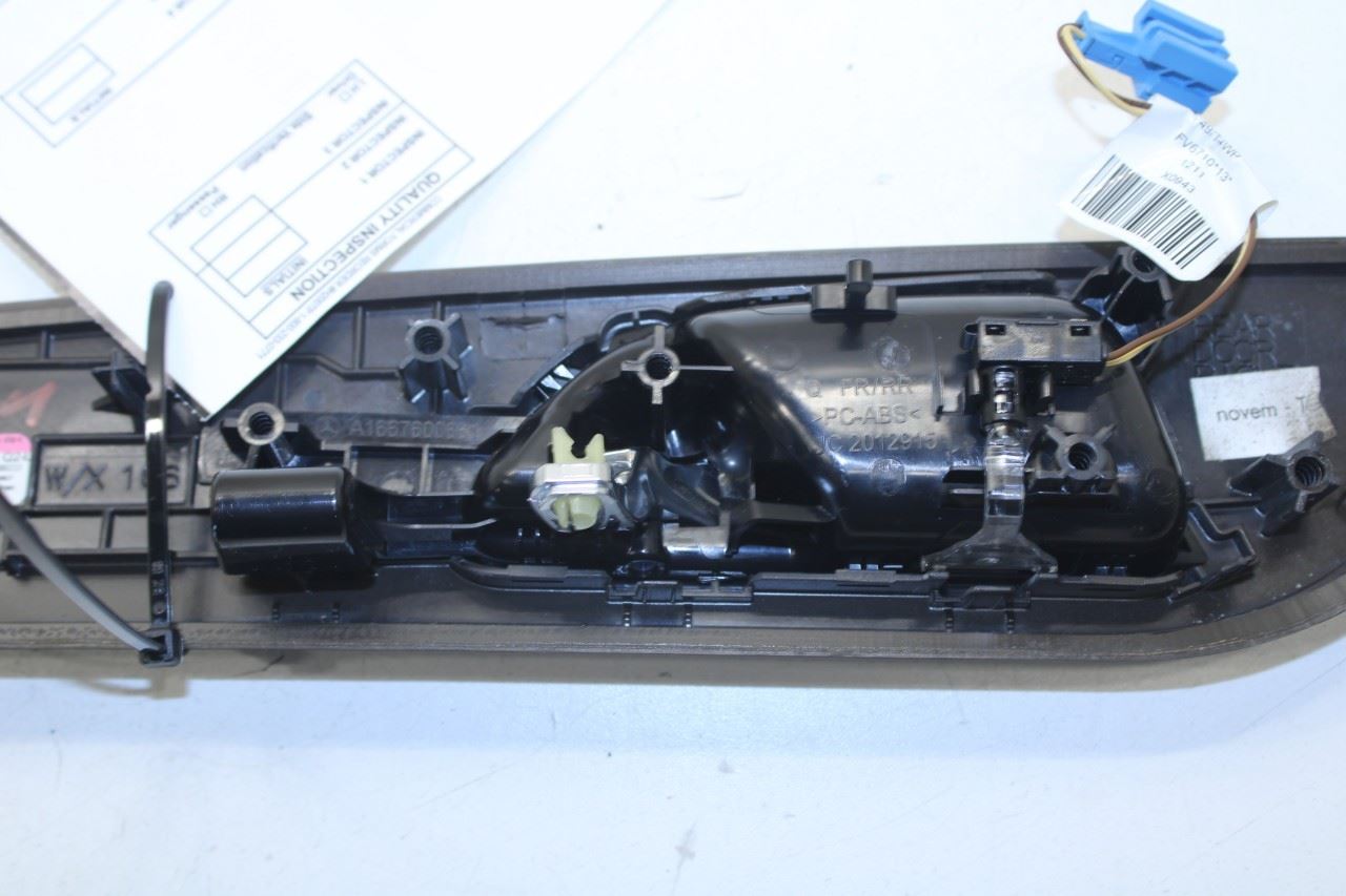12-15 Mercedes-Benz ML350 Rear Right Door Interior Handle w/ Trim 166-760-06-61 - Alshned Auto Parts