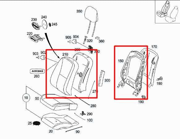 2007-11 Mercedes-Benz S550 Front Right Seat Back Upper Cushion 221-820-30-98 OEM - Alshned Auto Parts