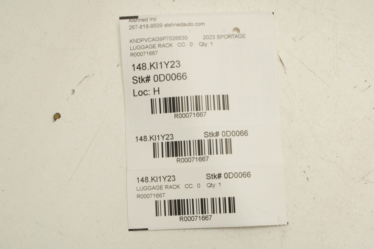 2023-25 Kia Sportage Hybrid EX Left and Right Roof Luggage Rack Rail 87270-P1000 - Alshned Auto Parts