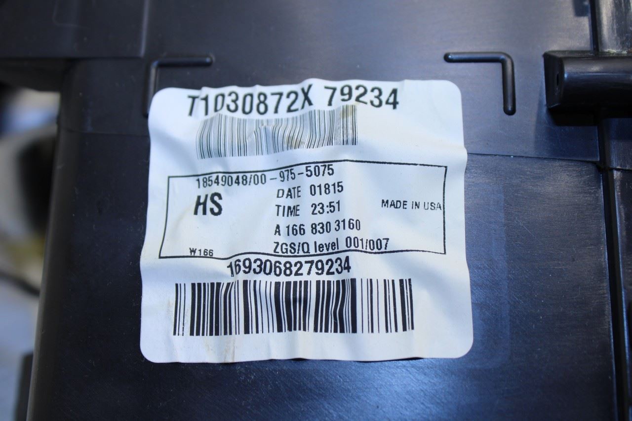 2012-15 Mercedes-Benz ML350 HVAC Heater Blower Housing Box 166-830-31-60 *ReaD* - Alshned Auto Parts