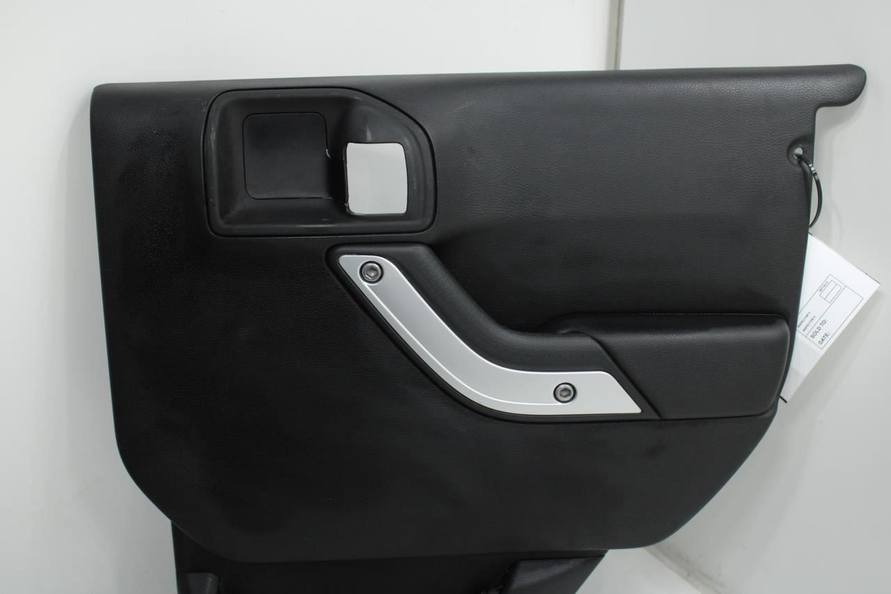 2011-2017 Jeep Wrangler Sahara Rear Right Passenger Door Trim Panel 1QJ38DX9AF - Alshned Auto Parts