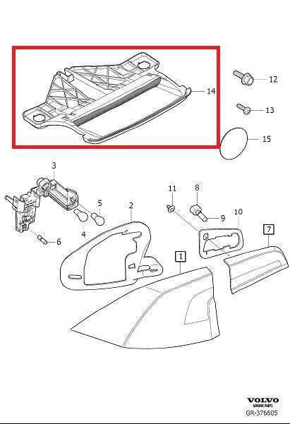 15-16 Volvo S60 T5 Premier Rear Center High Mount Stop Brake Light Lamp 31395958 - Alshned Auto Parts