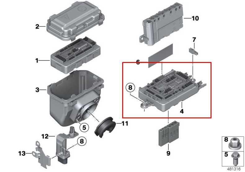 2017-20 BMW 430i xDrive Power Distribution Module Fuse Relay Box 61-14-9-259-4661