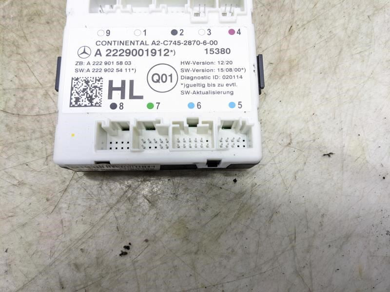 2015-2018 Mercedes-Benz C300 Rear Left Door Control Module 222-900-19-12 OEM - Alshned Auto Parts