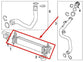 2024-2025 Chevrolet Trax 1.2L Engine Intercooler 42814935 OEM - Alshned Auto Parts