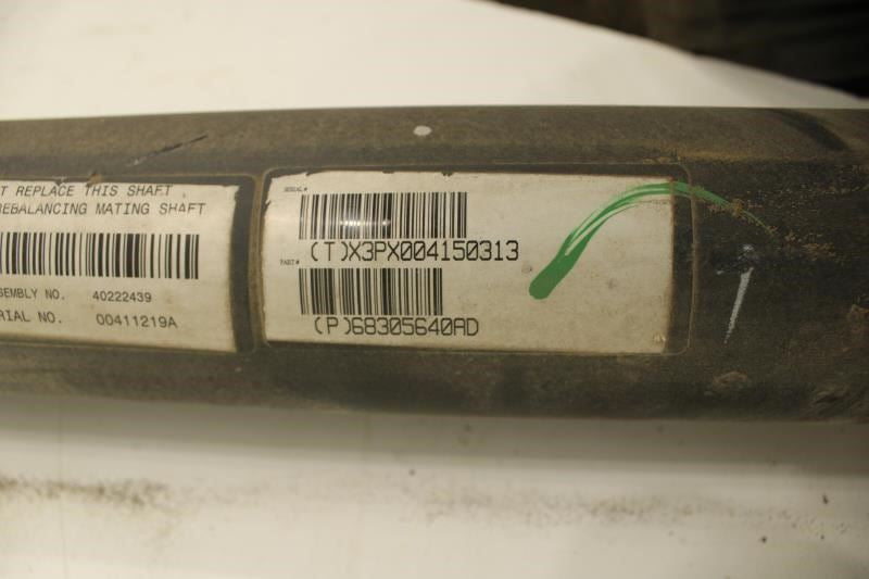 19-2024 Ram 2500 Crew Cab 6.4L 4x4 169 Wb Rear Drive Shaft Propeller 68305640AD - Alshned Auto Parts