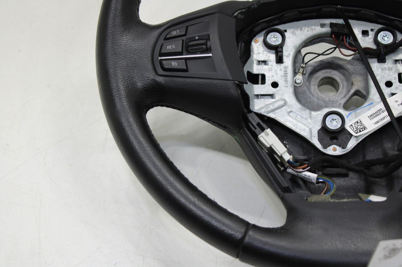 14-18 BMW X5 xDrive35i 3.0L AWD Steering Wheel Leather w/ Control Buttons *ReaD* - Alshned Auto Parts