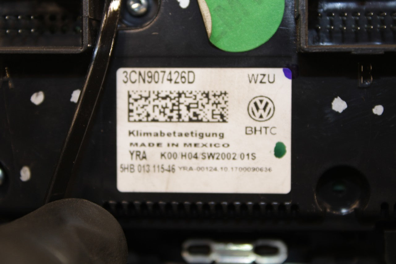 18-20 Volkswagen Atlas S AC Heater Temperature Climate Control 3CN907426DWZU OEM - Alshned Auto Parts