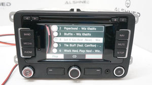 12-17 Volkswagen Jetta Navi Radio Faceplate Control w Receiver and Display *ReaD