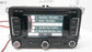 12-17 Volkswagen Jetta Navi Radio Faceplate Control w Receiver and Display *ReaD0
