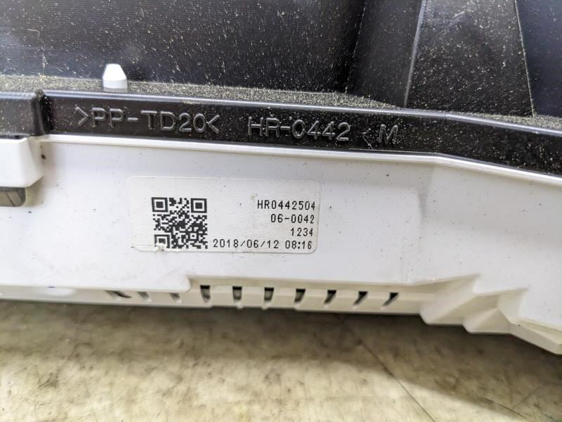 2018 Honda Civic Speedometer Gauge Instrument Cluster Unk Mile 78100-TBH-A23 OEM - Alshned Auto Parts