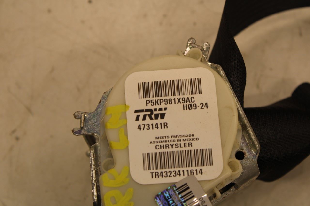 13-19 Ram 1500 Big Horn Crew Cab Rear Driver LH Side 2nd Row Seat Belt Retractor - Alshned Auto Parts