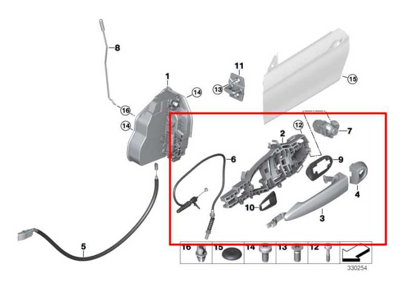 15-16 BMW 435i Gran Coupe xDrive Front LH Side Door Exterior Handle 51210445185 - Alshned Auto Parts