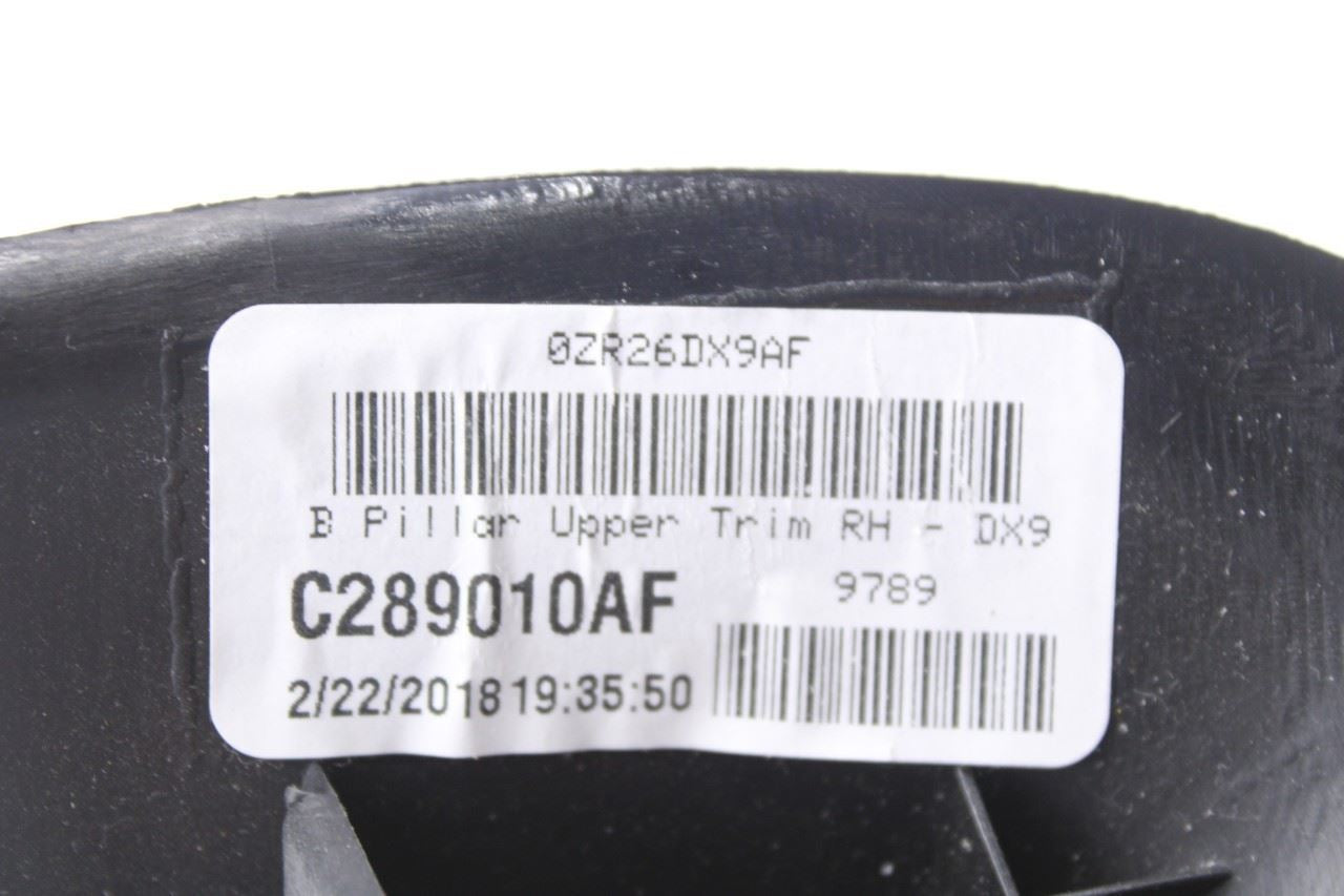 2012-20 Dodge Grand Caravan GT Right Upper B-Pillar Interior Molding ZR26DX9AF15
