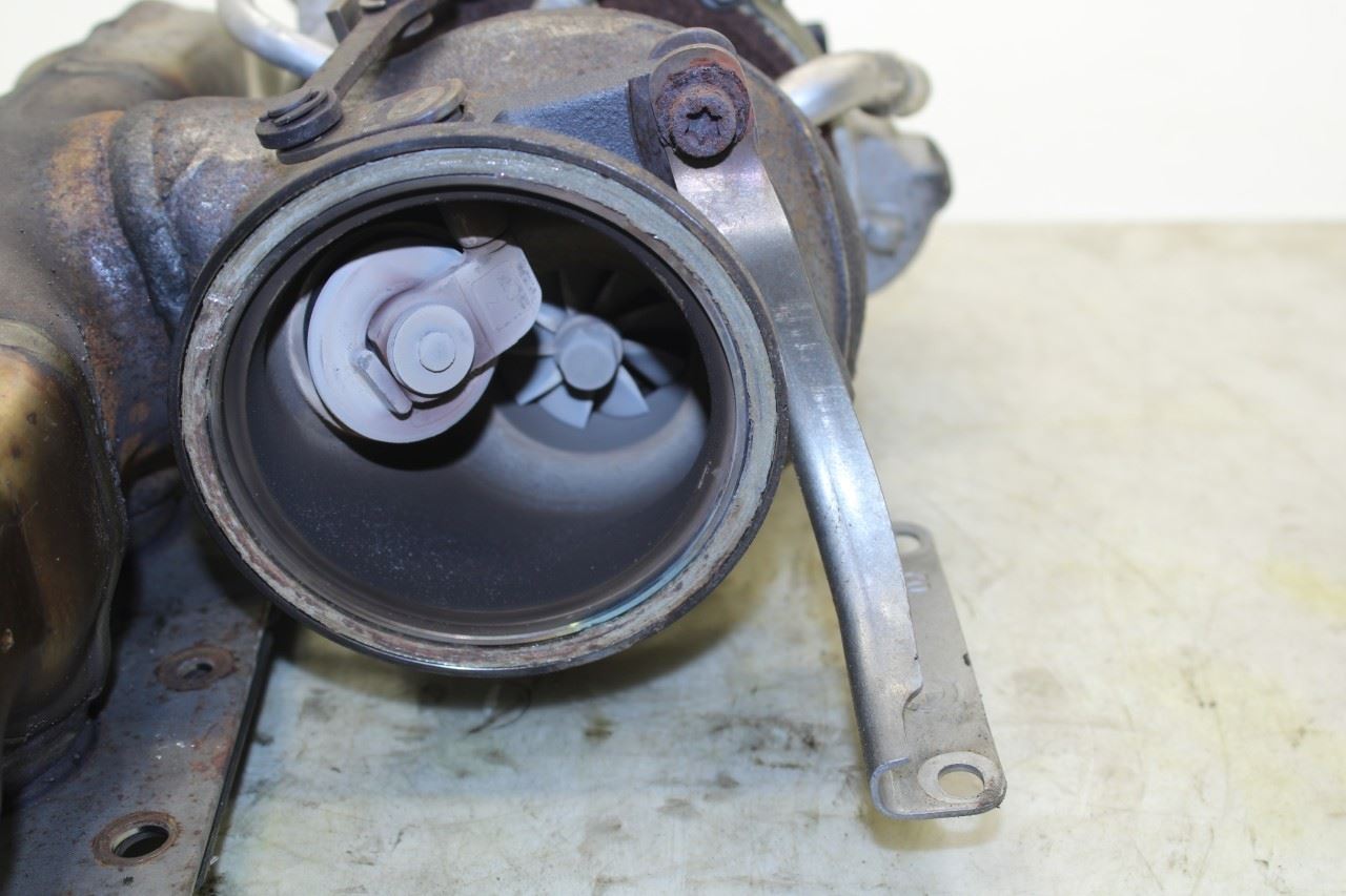 14-18 BMW X5 xDrive35i 3.0L AWD Engine Motor Turbocharger w Exhaust Manifold 87K - Alshned Auto Parts