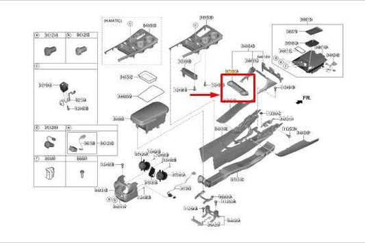 2018-2023 Kia Stinger GT1 AC Heater Temperature Climate Control 97250-J5000 OEM - Alshned Auto Parts