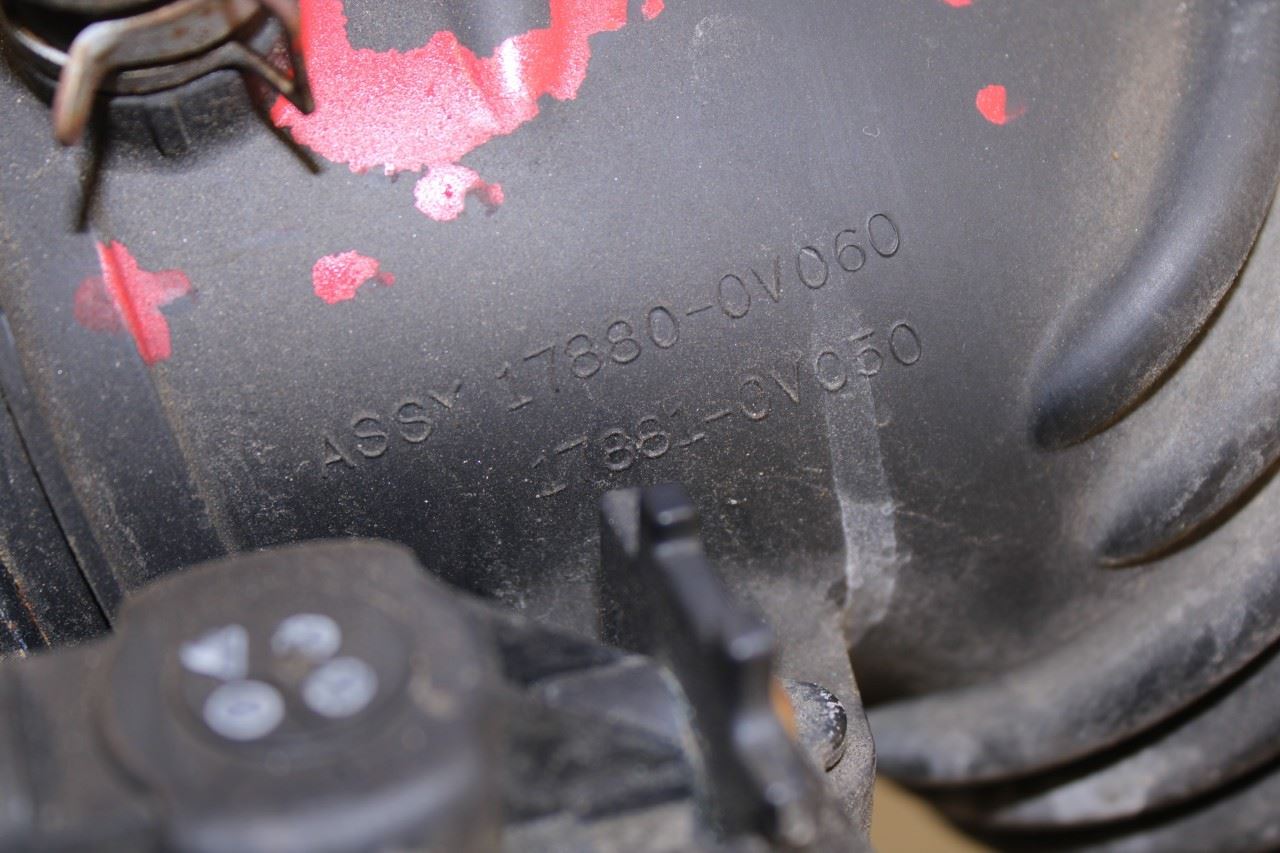 09-11 Toyota Camry LE 2.5L Air Intake Cleaner Tube Hose w/ Resonators 178810V050 - Alshned Auto Parts