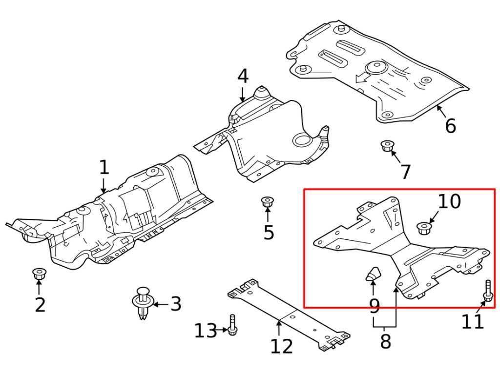 2021-25 Mazda CX30 S 2.5L AWD Center Lower Floor Pan Insulator Heat Shield Cover - Alshned Auto Parts