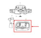 14-21 Jeep Grand Cherokee Front Overhead Console Dome Light Lamp 1VS301L1AE OEM - Alshned Auto Parts
