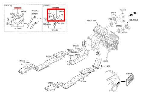 2019-20 Kia Sorento LX 3.3L FWD HVAC AC Heater Water Outlet Hose 97312-C6000 OEM - Alshned Auto Parts